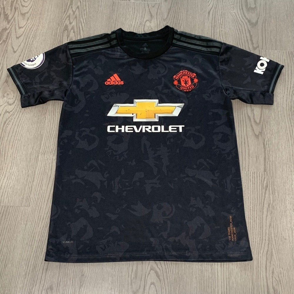 Manchester United 2019-20‎ Adidas Third Football Soccer Jersey Kit Small